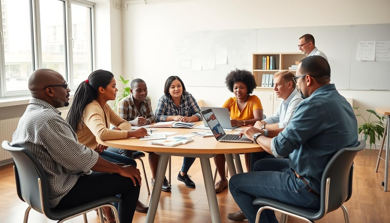 Learn in a focused group setting